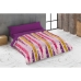 Parure de couette Hosteline URBAN Mauve Lit king size 260 x 240 cm 4 Pièces