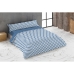 Bettbezug-Set Hosteline MOTA Blau King size 260 x 240 cm 4 Stücke