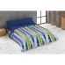 Conjunto de capa de edredom Hosteline URBAN Azul Queen 260 x 240 cm 4 Peças