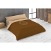 Dekbedovertrek set Hosteline LOGO Beige Bed van 135 220 x 230 cm 3 Onderdelen