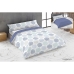 Bettbezug-Set Hosteline FLORENCIA Blau King size 3 Stücke