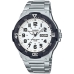 Horloge Heren Casio DIVER 100M Wit Zilverkleurig (Ø 44,5 mm)