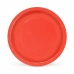 Plate set Algon Disposable Cardboard Red 10 Pieces 20 x 20 x 1,5 cm (36 Units)