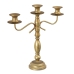 Candelabro 42 x 12 x 42 cm Dourado Metal