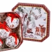 Weihnachtsbaumkugeln Bunt Papier Polyfoam tiere 7,5 x 7,5 x 7,5 cm (5 Stück)