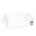 Cesta para Estante de Cocina Confortime Blanco 43 x 24,4 x 18,5 cm (12 Unidades)