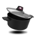 Casserole with Lid Taurus KCK4020 Black 2 L