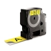 Cinta laminada para máquinas rotuladoras Dymo D1 53718 24 mm LabelManager™ Preto Amarelo (5 Unidades)