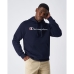 Felpa con Cappuccio Uomo Champion HOODED SWEATSHIRT 220253 NBK Nero