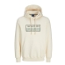 Felpa con Cappuccio Uomo Jack & Jones SWEAT HOOD SN 12262513 Beige