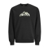 Bluza bez kaptura Męska Jack & Jones SWEAT CREW NECK 12262094 Czarny