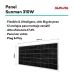 TORNASOL Self-installable solar kit 300W, flexible ultra-light monocrystalline solar panel