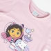 Pijama Infantil Gabby's Dollhouse Cor de Rosa