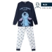 Pijama Stitch Albastru