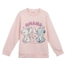 Sweatshirt without Hood Stitch Pink