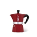 Caffettiera Italiana Bialetti Morocco Rosso Alluminio