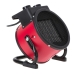 Draagbare ventilatorkachel Adler CR 7743 Rood 2400 W