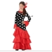 Costum Deghizare pentru Adulți Flamenca Negru Roșu Spania