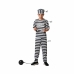 Costume per Bambini Carcerato Multicolore