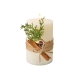 LED Candle Lumineo White Ø 10 x 18 cm Rustic (AA)