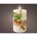 LED Candle Lumineo White Ø 10 x 18 cm Rustic (AA)