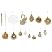 Christmas Baubles Home ESPRIT Golden Polyethylene 28 x 7 x 40 cm (70 piezas)