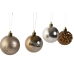 Bolas de Natal Home ESPRIT Bronze Polietileno 16 x 16 x 26 cm (25 Peças)