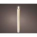 LED Candle Lumineo Beige Ø 2,2 x 24,5 cm (AAA) (2 Units)