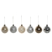 Christmas Baubles Home ESPRIT Champagne Silver Polyethylene 16 x 16 x 31,5 cm (30 Pieces)