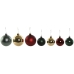 Palle di Natale Home ESPRIT Rosso Verde Polietilene 25 x 25 x 25 cm (41 Pezzi)