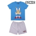 Pijama Infantil Sonic Albastru