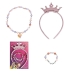 Kit de Joalharia Disney Princess Cor de Rosa 3 Peças