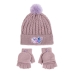 Bonnet et gants Stitch Violet