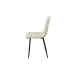 Chair Romimex White Velvet Metal 45 x 89 x 55 cm