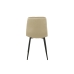 Silla Romimex Beige Terciopelo Metal 45 x 89 x 55 cm