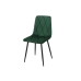 Stoel Romimex Groen Fluweel Metaal 45 x 89 x 55 cm