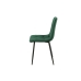 Cadeira Romimex Verde Veludo Metal 45 x 89 x 55 cm