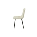 Chair Romimex White Velvet Metal 45 x 89 x 55 cm