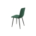 Stoel Romimex Groen Fluweel Metaal 45 x 89 x 55 cm