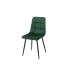 Stoel Romimex Groen Fluweel Metaal 45 x 89 x 55 cm