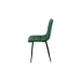 Cadeira Romimex Verde Veludo Metal 45 x 89 x 55 cm