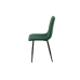 Cadeira Romimex Verde Veludo Metal 45 x 89 x 55 cm