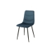 Silla Romimex Azul Terciopelo Metal 45 x 89 x 55 cm