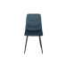 Silla Romimex Azul Terciopelo Metal 45 x 89 x 55 cm