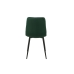 Stoel Romimex Groen Fluweel Metaal 45 x 89 x 55 cm