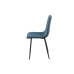 Silla Romimex Azul Terciopelo Metal 45 x 89 x 55 cm