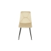 Chair Romimex Beige Velvet Metal 45 x 89 x 55 cm