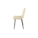 Sedia Romimex Beige Velluto Metallo 45 x 89 x 55 cm