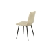 Chair Romimex Beige Velvet Metal 45 x 89 x 55 cm