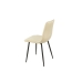 Chair Romimex Beige Velvet Metal 45 x 89 x 55 cm